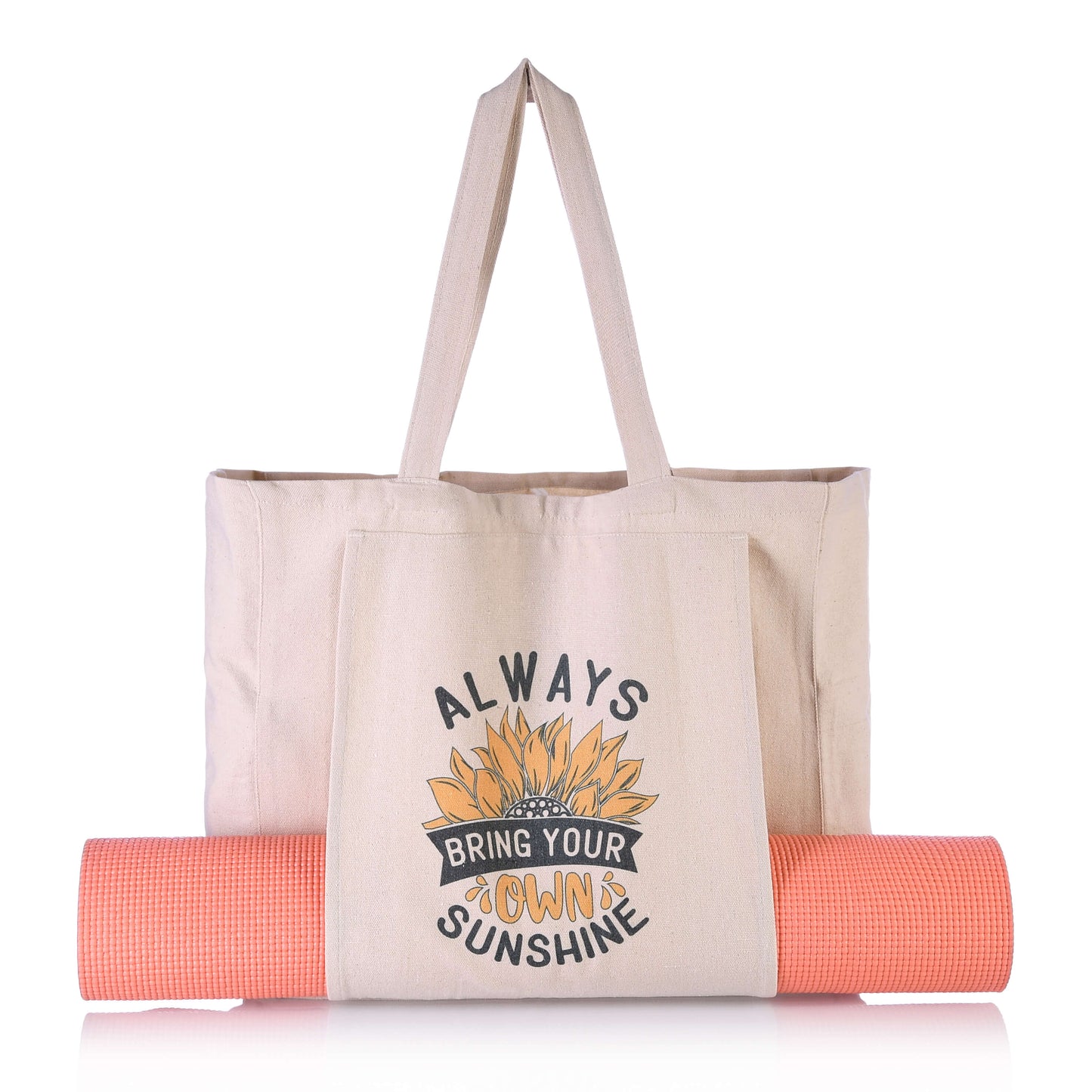 Sunshine Yoga Tote Bag