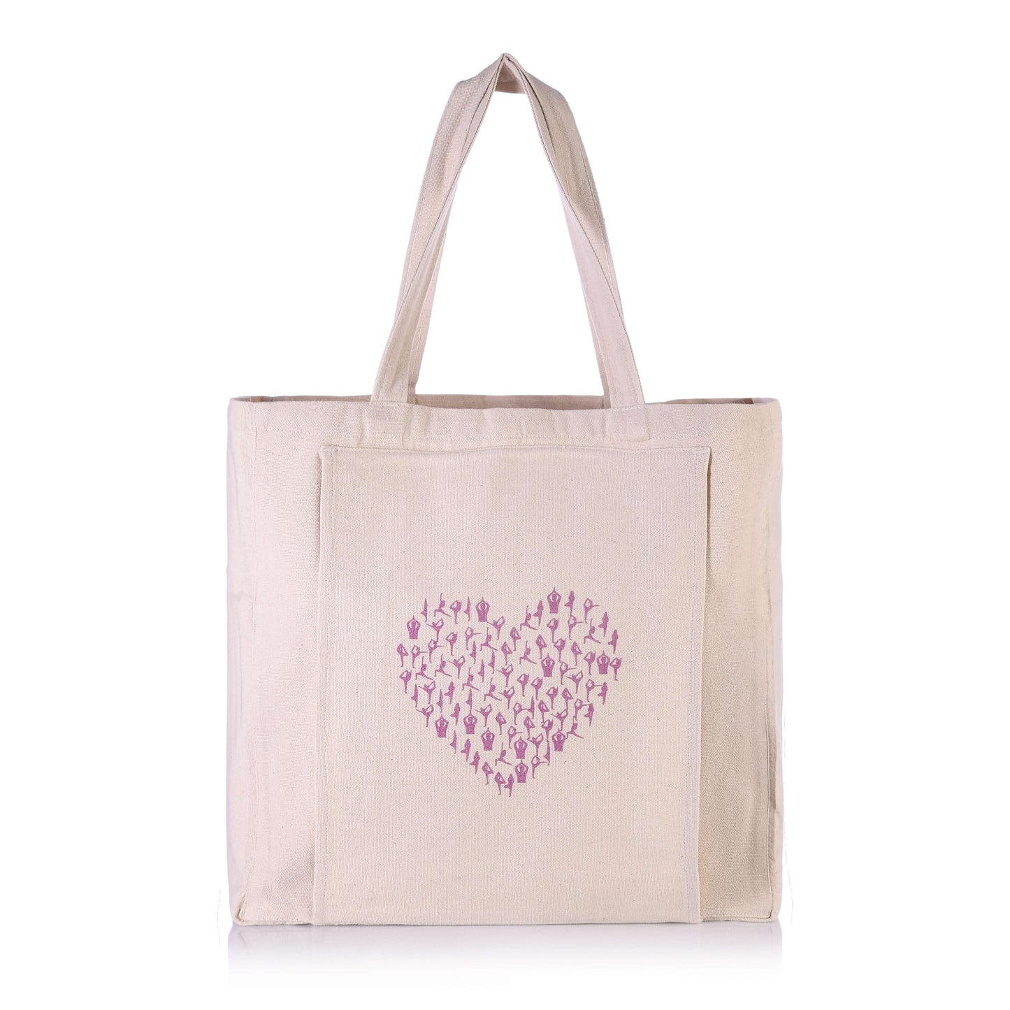 Heart Yoga Tote Bag