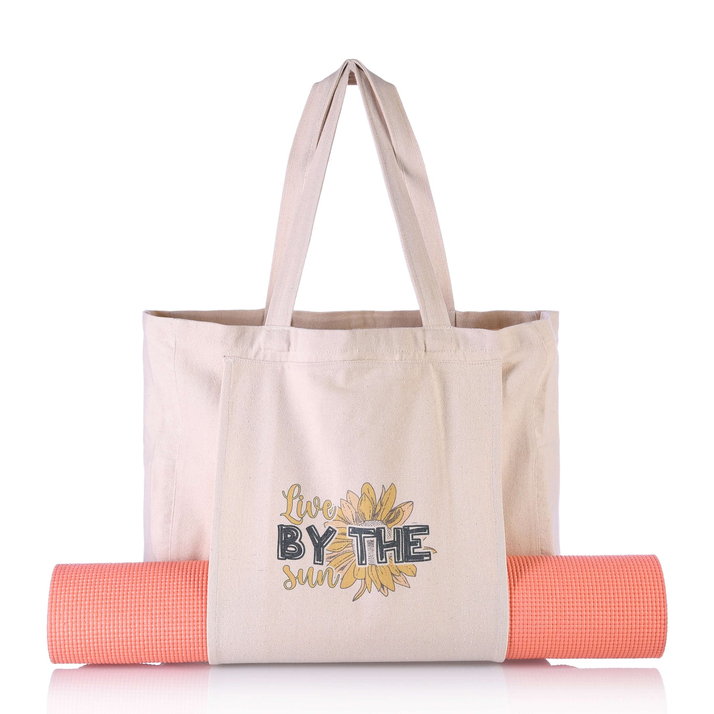 Sun Yoga Tote Bag