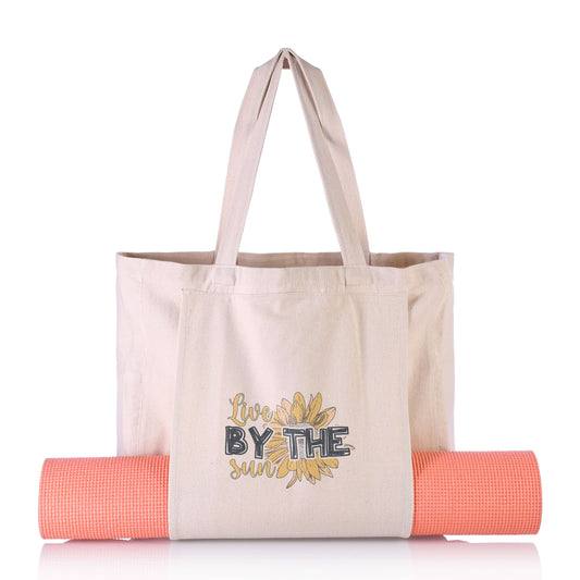 Sun Yoga Tote Bag