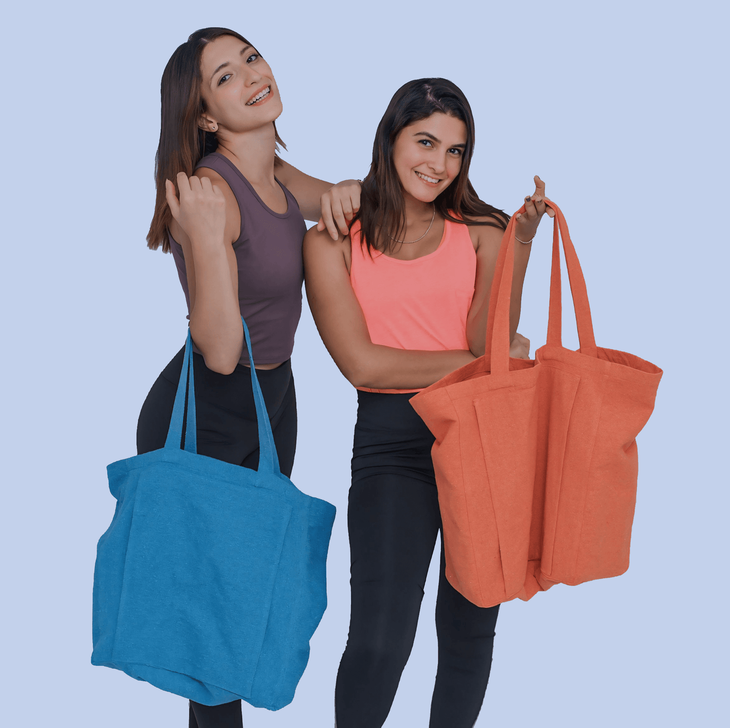 Blue Yoga Tote