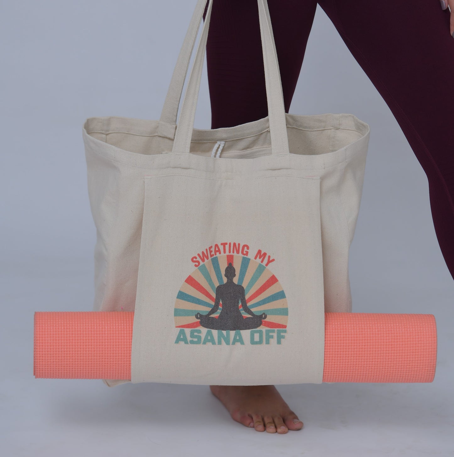 Asana Off Yoga Tote Bag