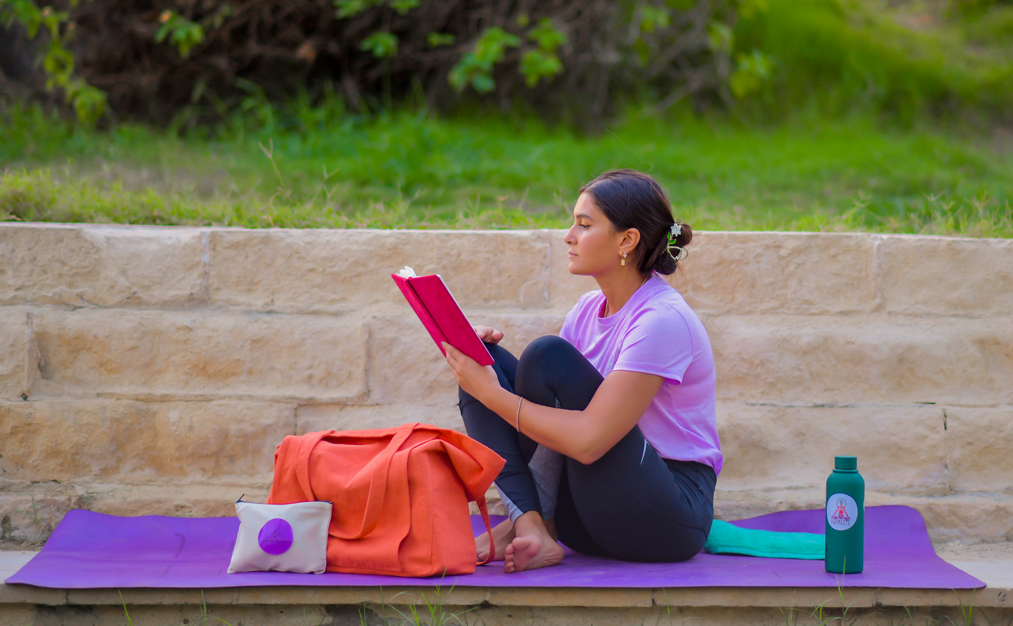 Orange Yoga Tote